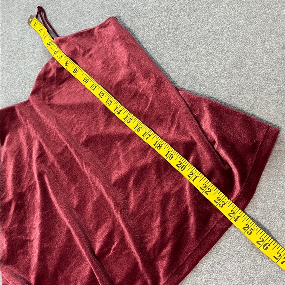 Y2K Velvet Tank Top Medium Stretch Rose Pink Strap Coquette - Picture 3 of 10
